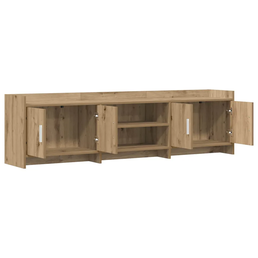 Meuble TV 168 x 33 x 47 cm Chêne artisanal Bois d'ingénierie - 4