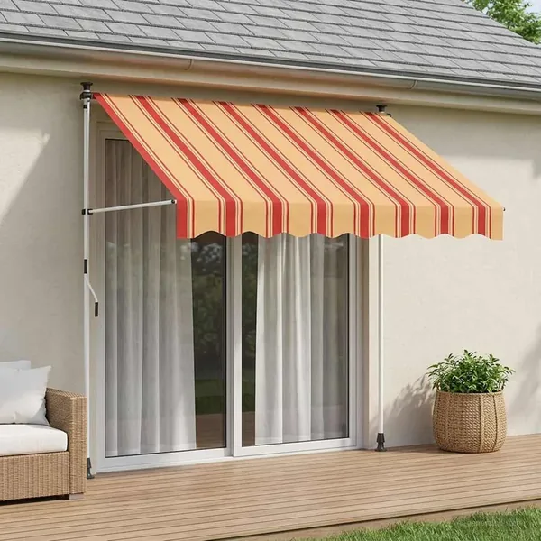 Auvent rétractable manuel Multicolore 250 x 115 x 300 cm