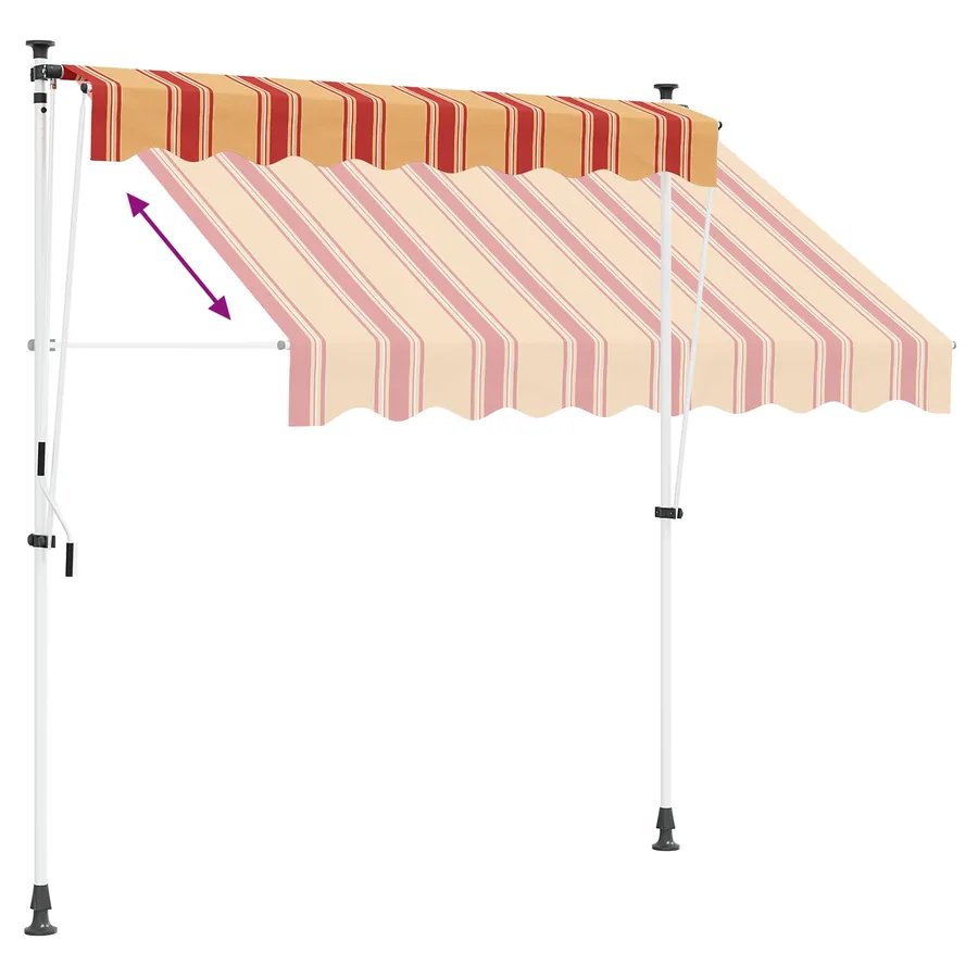 Auvent rétractable manuel Multicolore 250 x 115 x 300 cm - 7