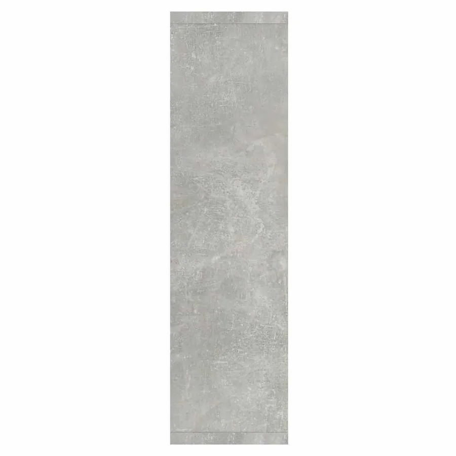 Armoire à miroir avec LED Gris béton 76x15x55 cm - 8