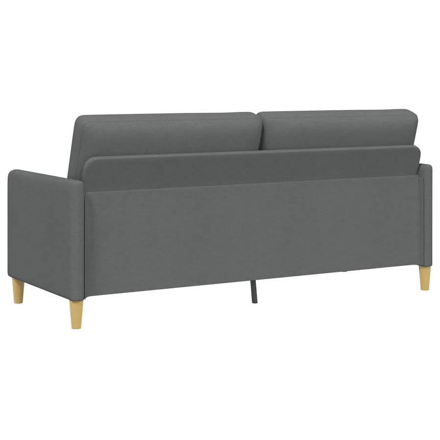 Sofa avec rangement Gris foncé 192 x 78 x 87 cm Polyester - 5