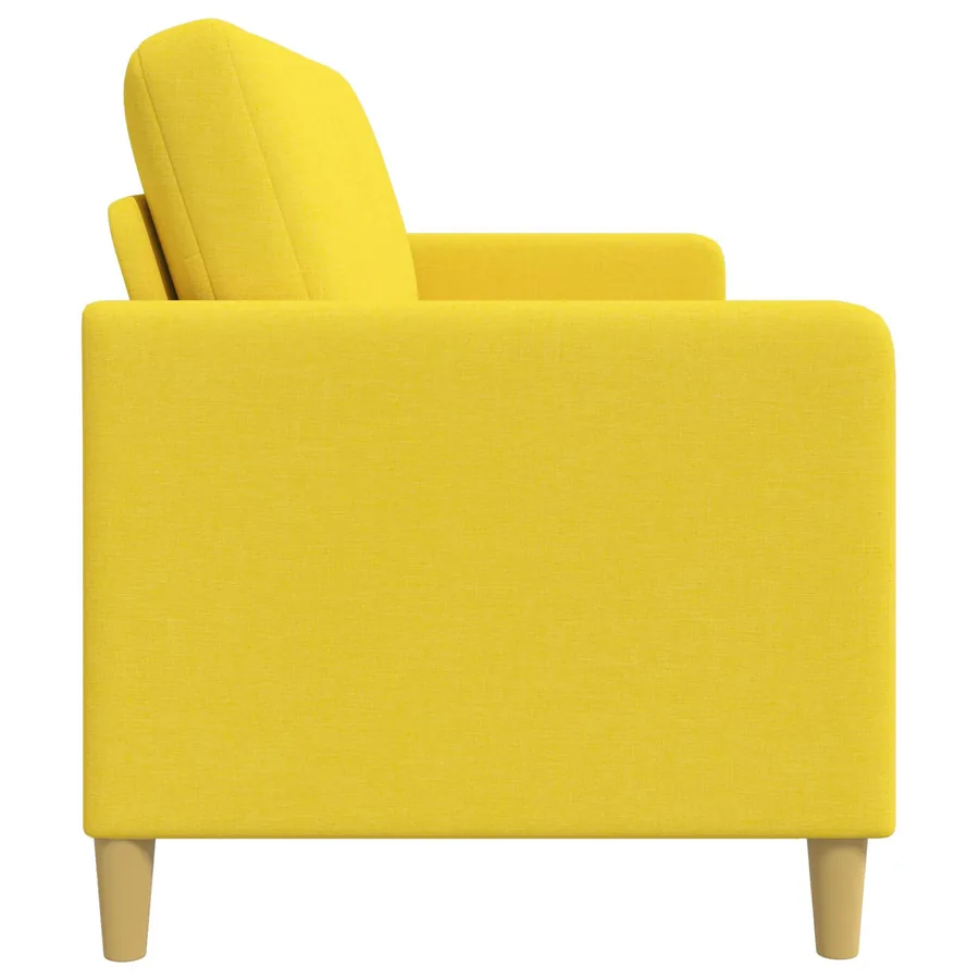 Sofa avec rangement Jaune clair 172 x 78 x 87 cm Polyester - 5
