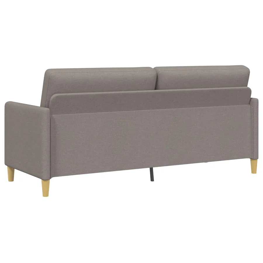 Sofa avec rangement Taupe 192 x 78 x 87 cm Polyester - 3