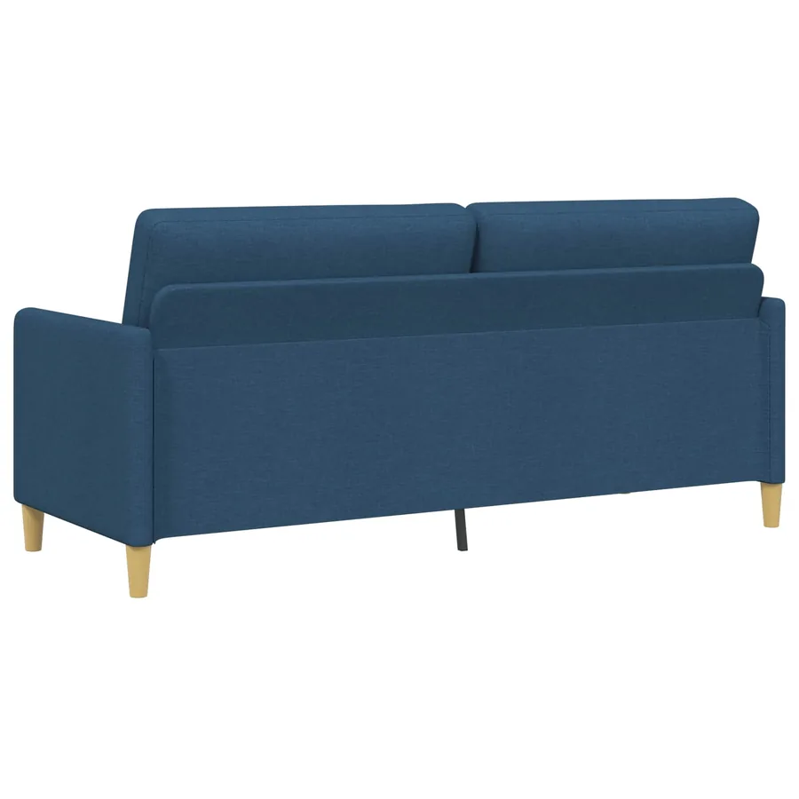 Sofa avec rangement Bleu 192 x 78 x 87 cm Polyester - 5