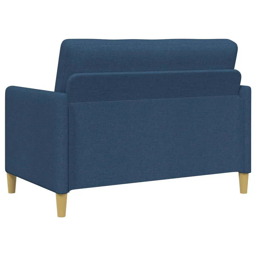 Sofa avec rangement Bleu 122 x 78 x 87 cm Polyester - 5