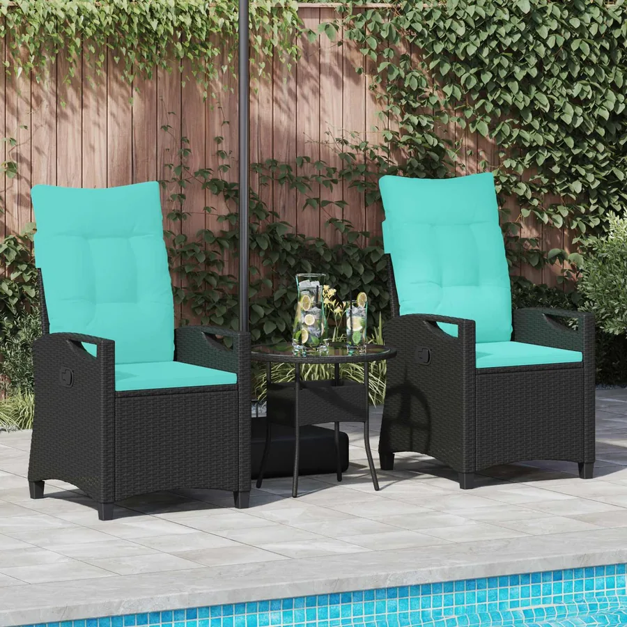 Chaise de jardin 56 x 64 x 94 cm acier - 3