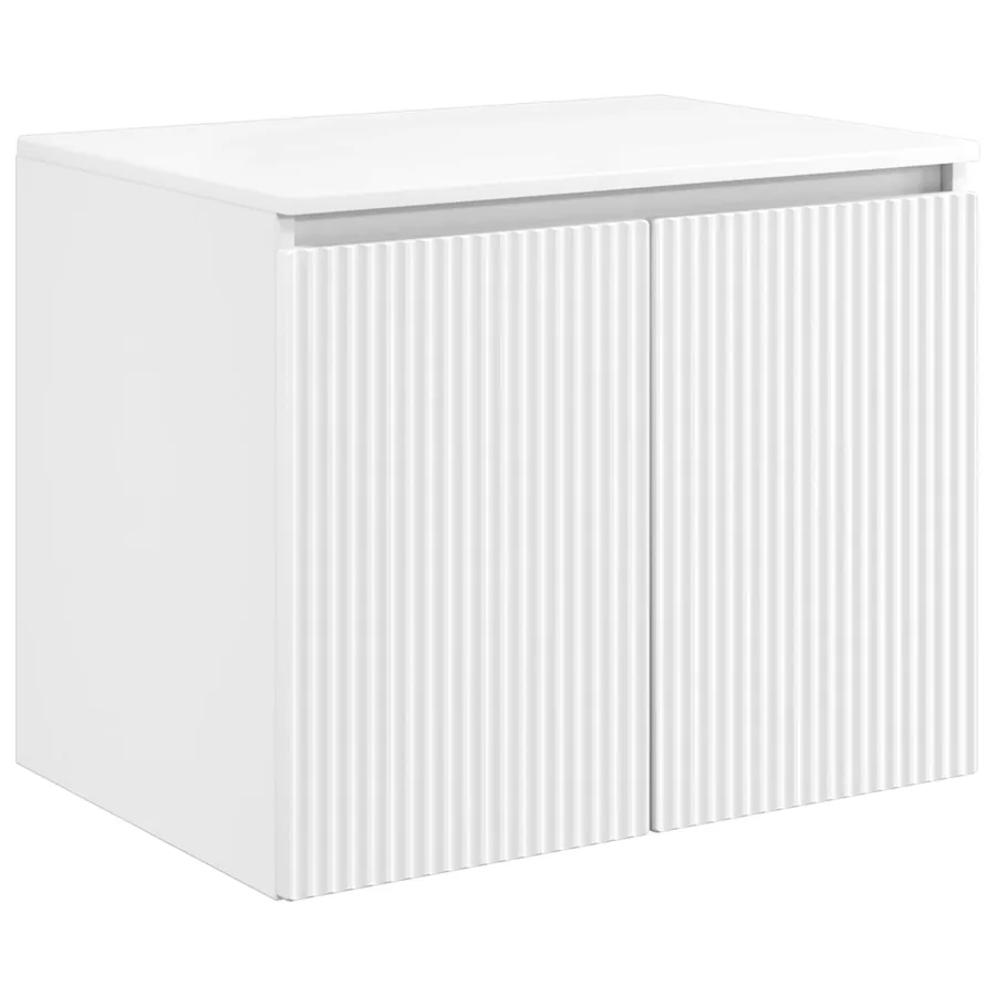 Ensemble d'armoire de salle de bain 5 pcs Blanc - 6