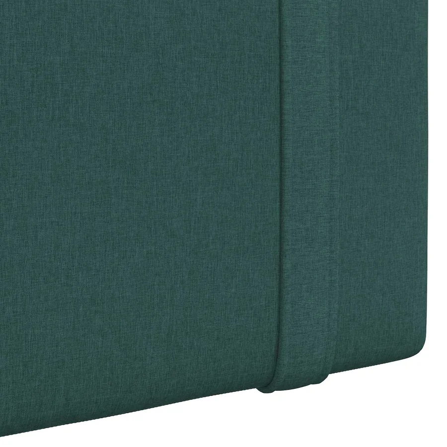 Tête de lit suspendue Avec lumière LED Vert foncé Tissu - 9