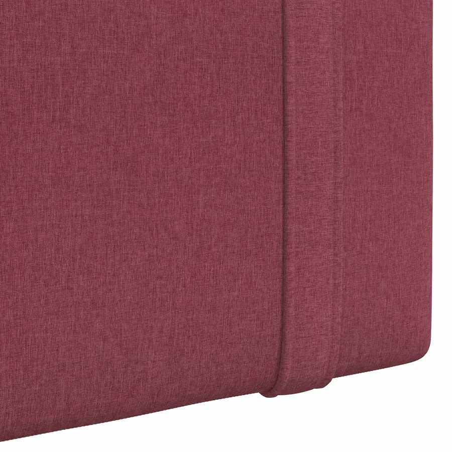 Tête de lit suspendue Avec lumière LED Bordeaux Tissu - 9