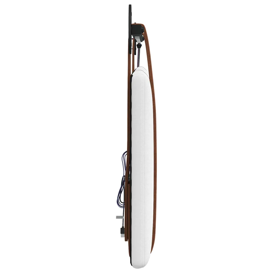 Tête de lit suspendue Avec lumière LED Blanc PU antique - 7