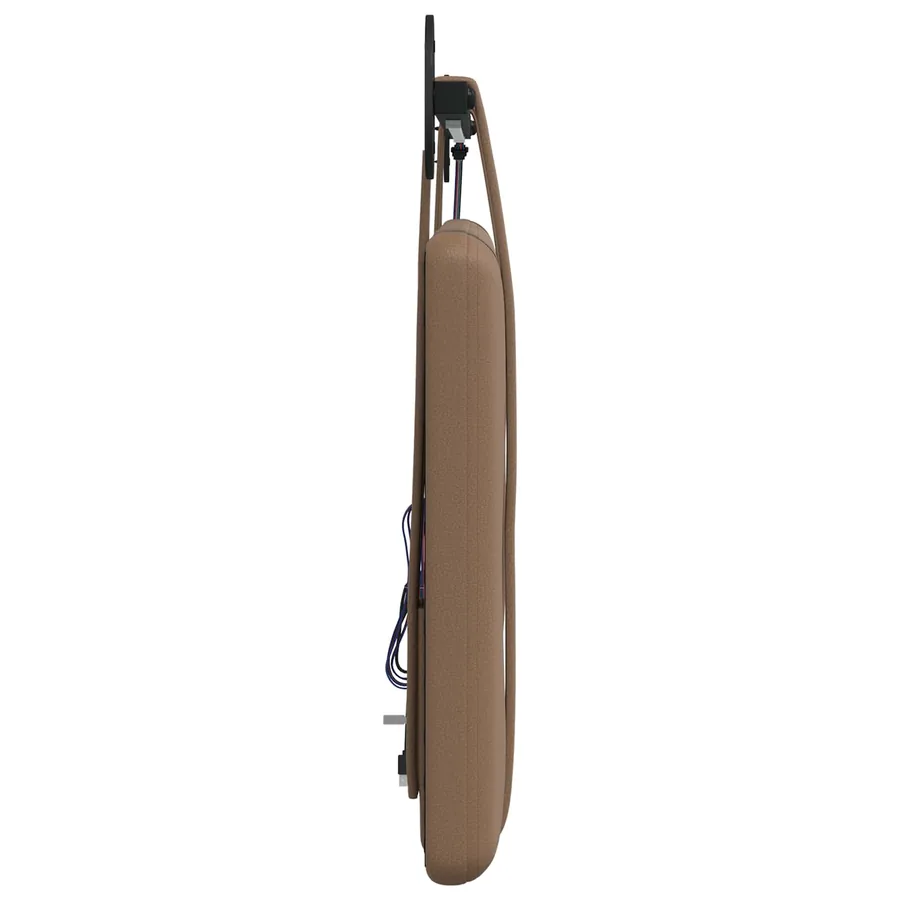 Tête de lit suspendue Avec lumière LED Cappuccino Simili cuir - 7