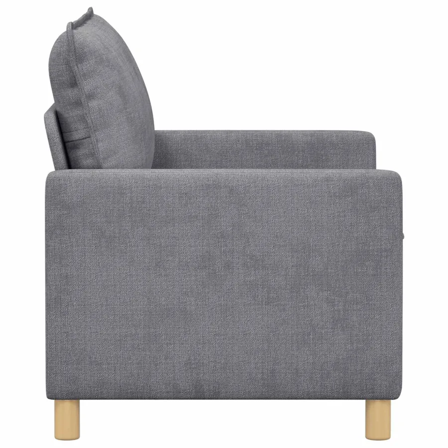 Canapé Gris clair 126 x 81 x 87,5 cm Polyester - 4