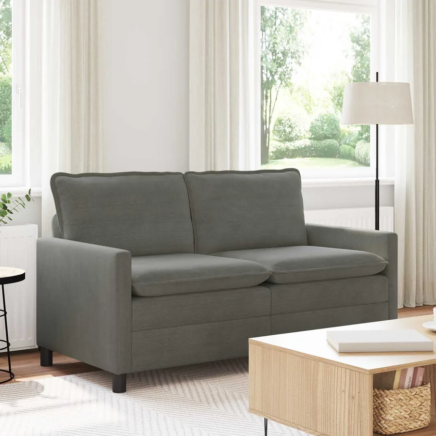 Canapé Gris clair 156 x 81 x 87,5 cm Tissu