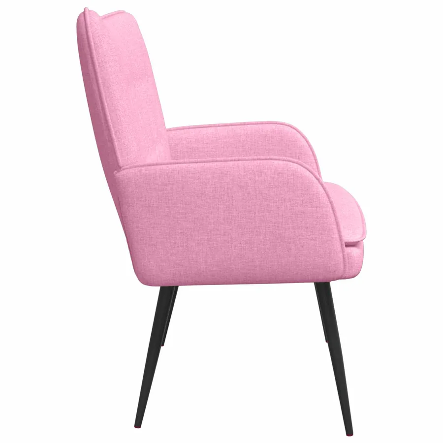 Sofa 2 places Rose 115 x 61 x 87 cm Tissu - 5
