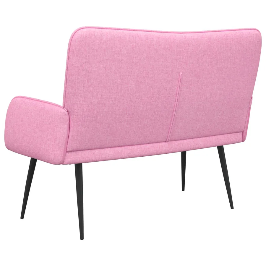 Sofa 2 places Rose 115 x 61 x 87 cm Tissu - 6