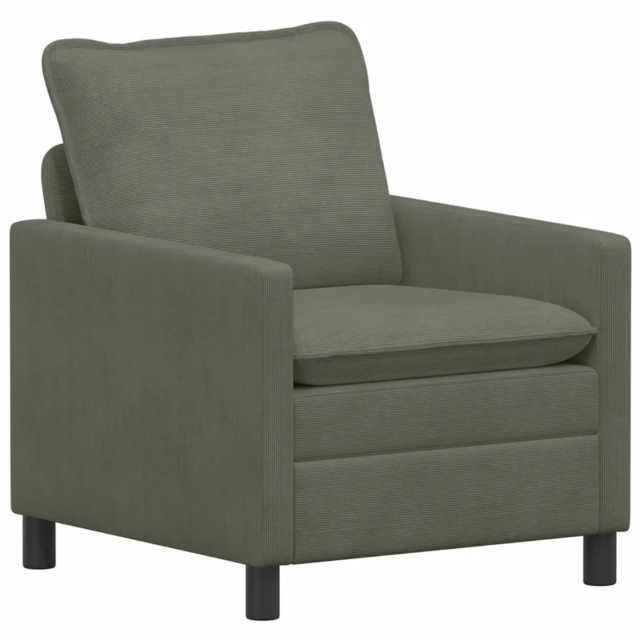 Ensemble de Canapés 2 pcs Gris clair Tissu - 3
