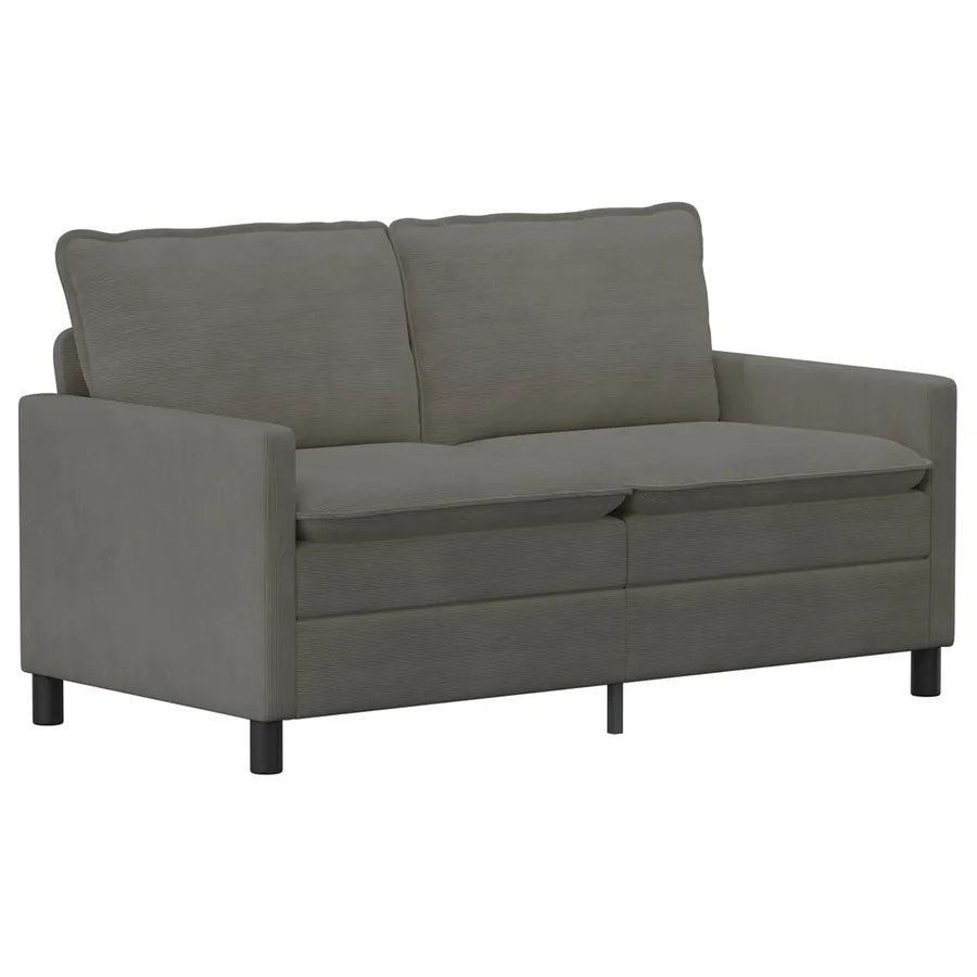 Ensemble de Canapés 2 pcs Gris clair Tissu - 4