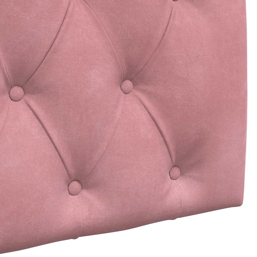 Tête de lit suspendue Avec lumière LED Rose Velours - 9