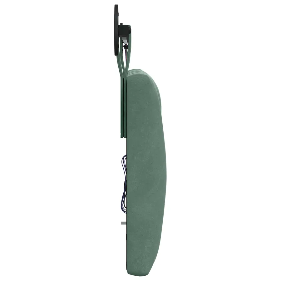 Tête de lit suspendue Avec lumière LED Vert Mer Velours - 7