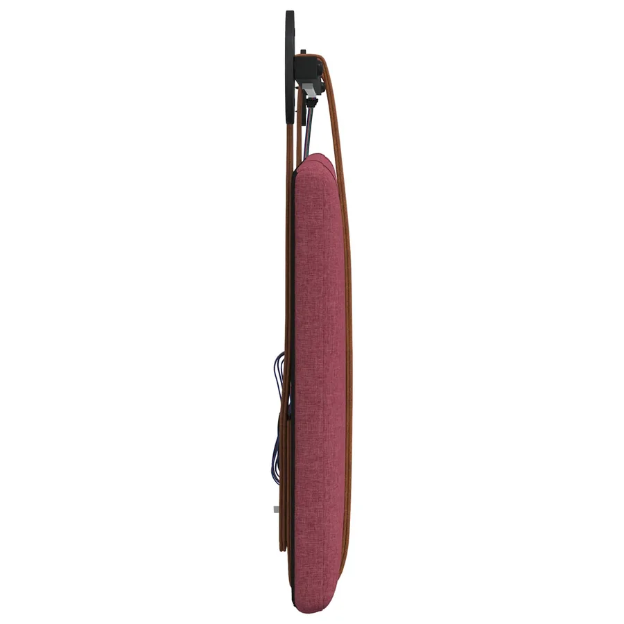 Tête de lit suspendue Avec lumière LED Bordeaux PU antique - 7