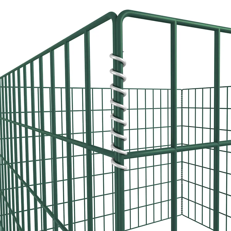 Bac à compost carré en maille de jardin 100 x 100 x 70 cm - 3