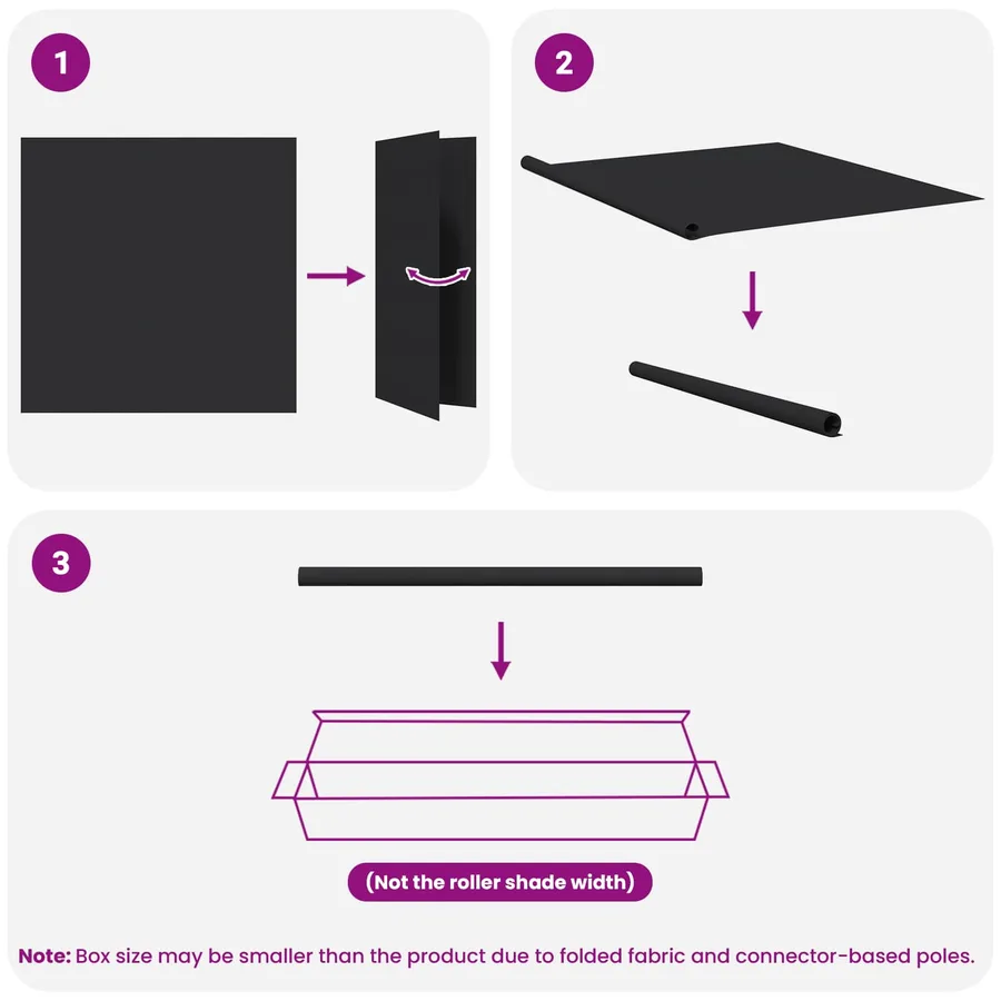 Store roulant extérieur protection UV Anthracite Polyester - 16
