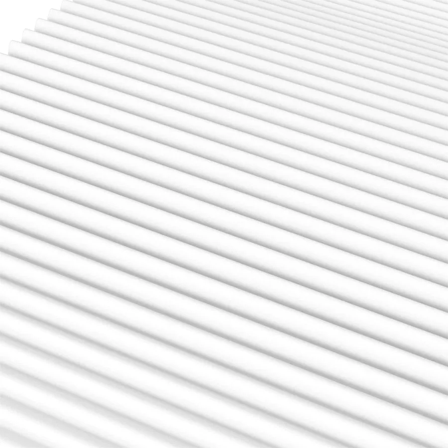 Matelas en mousse H2 et H3 75 x 190 cm Blanc - 6