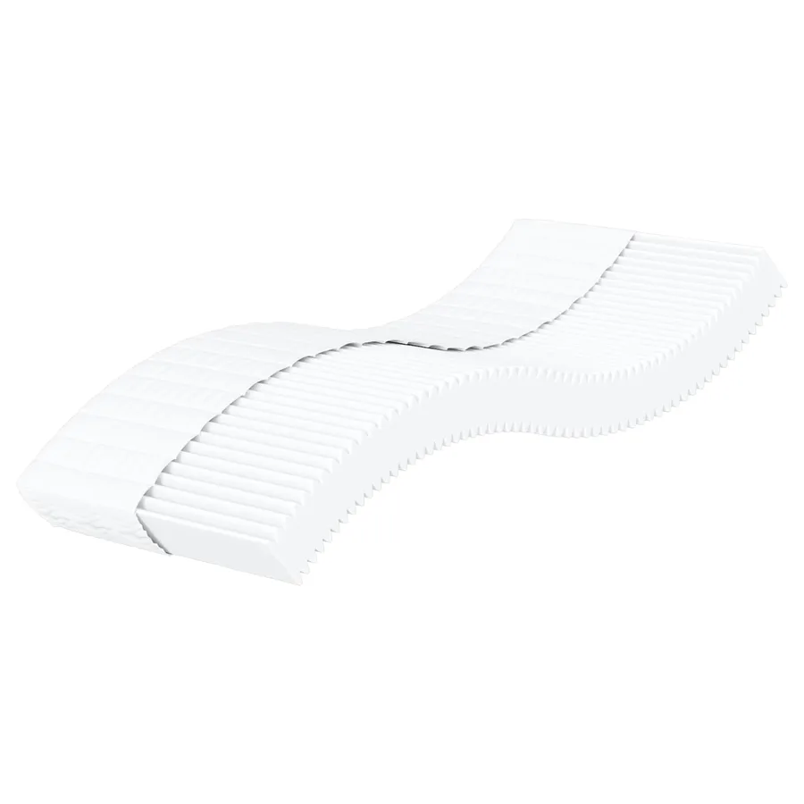 Matelas en mousse H2 et H3 75 x 190 cm Blanc - 8