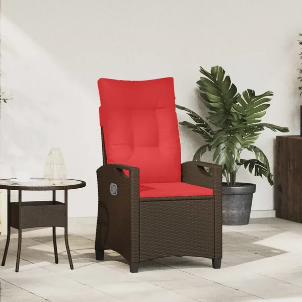 Chaise de jardin inclinable 56 x 60 x 112 cm acier