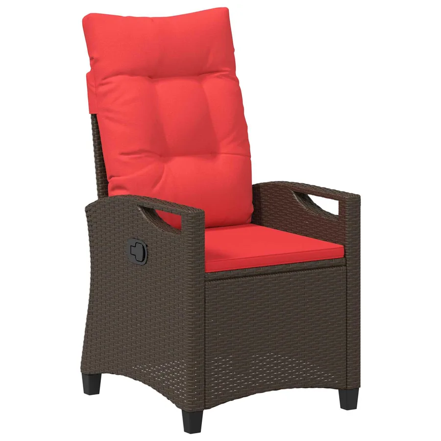 Chaise de jardin inclinable 56 x 60 x 112 cm acier - 2