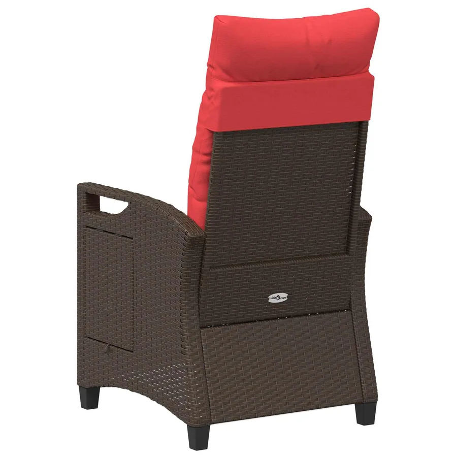 Chaise de jardin inclinable 56 x 60 x 112 cm acier - 7