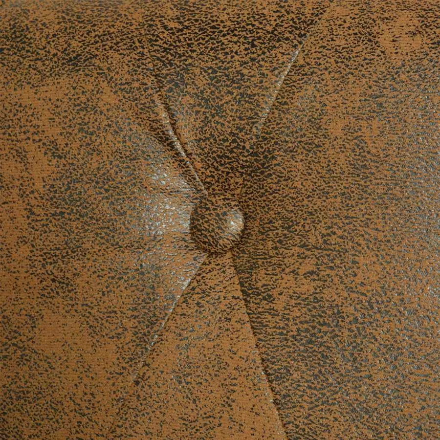 Ensemble de canapé Chesterfield à 2 et 3 places marron - 12