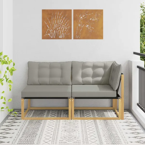 Unité de canapé sectionnel Blanc 162,5 x 83 x 73 cm
