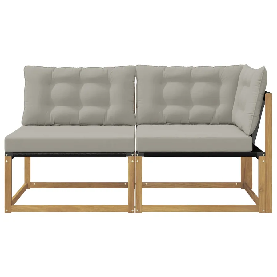 Unité de canapé sectionnel Blanc 162,5 x 83 x 73 cm - 5