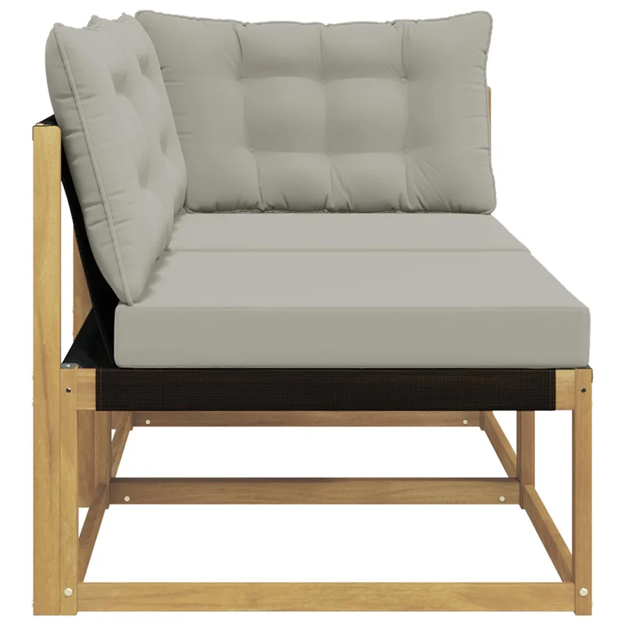 Unité de canapé sectionnel Blanc 162,5 x 83 x 73 cm - 6
