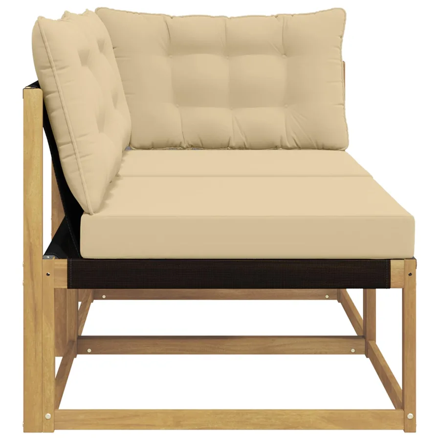 Unité de canapé sectionnel Blanc 162,5 x 83 x 73 cm - 6
