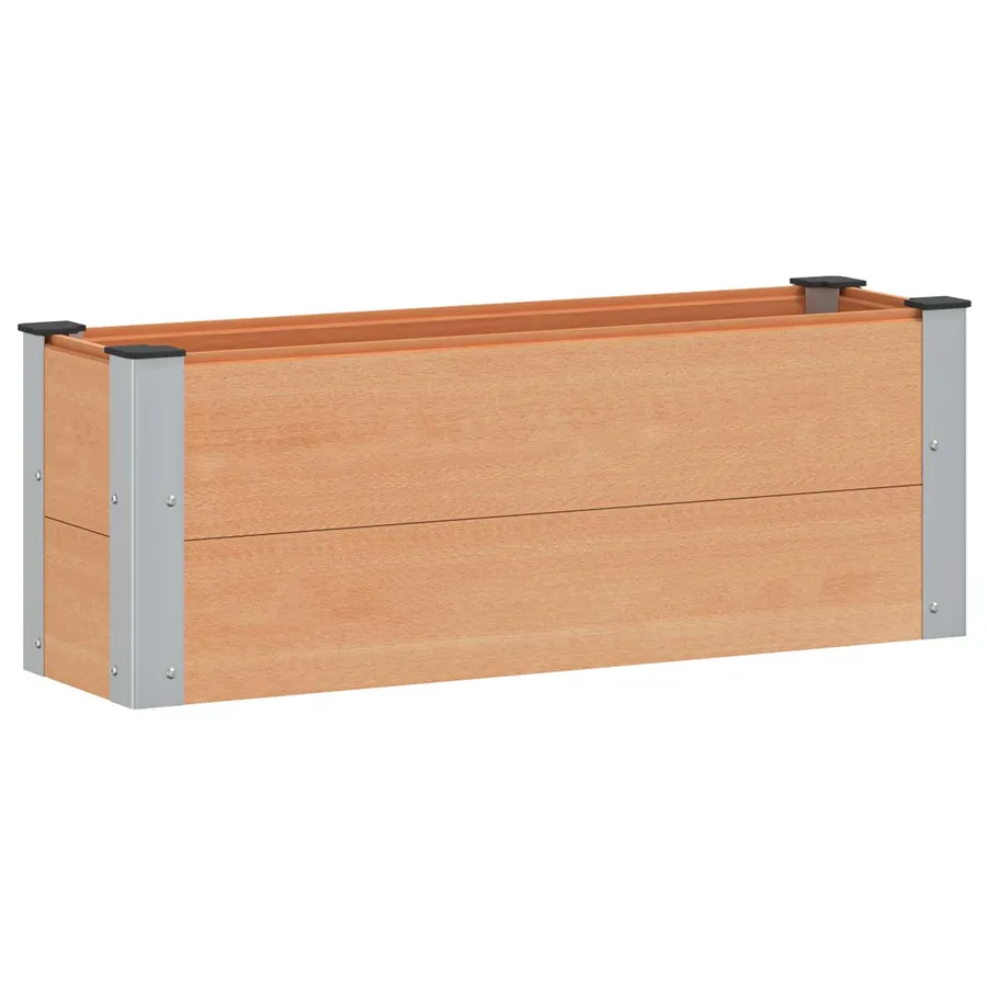 Jardinière surélevée Marron 100 x 30 x 36 cm - 2