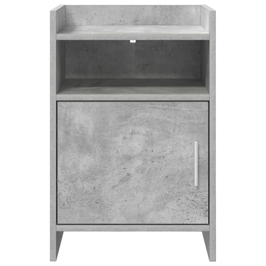 Tables de chevet Gris béton 40 x 36 x 60 cm Bois d'ingénierie - 4