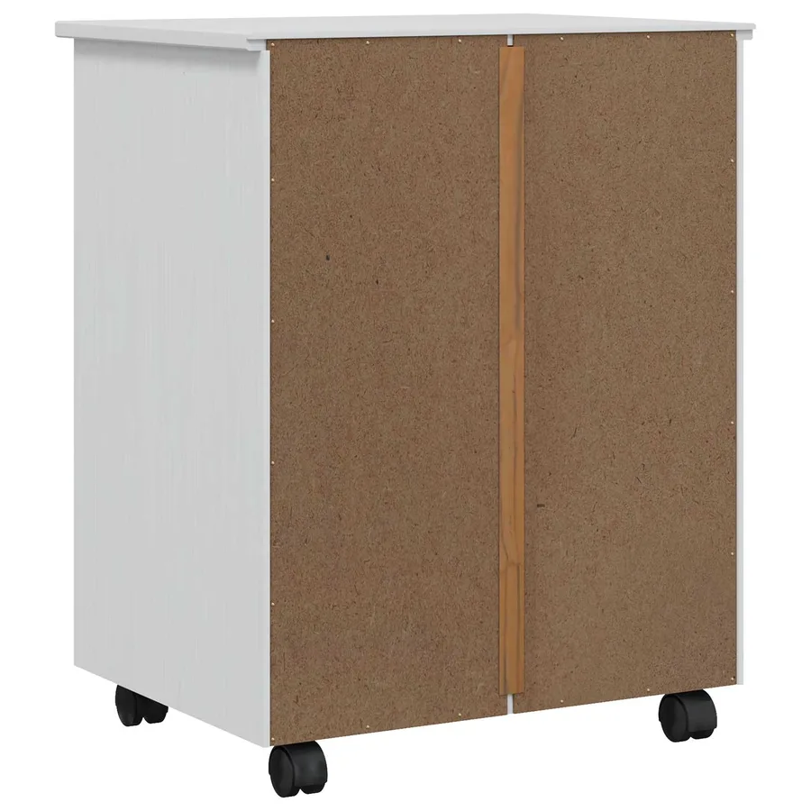 Cabinet Roulant avec Tiroirs CORONA Blanc - 6