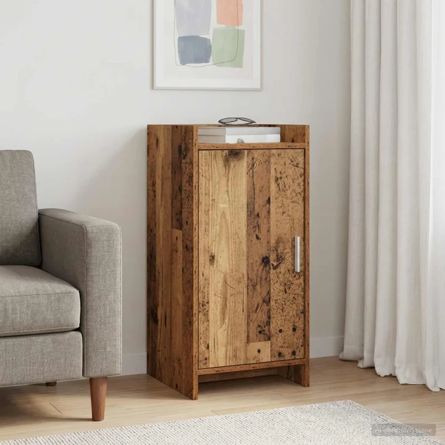 Buffet Bois ancien 40 x 36 x 80 cm Bois d'ingénierie