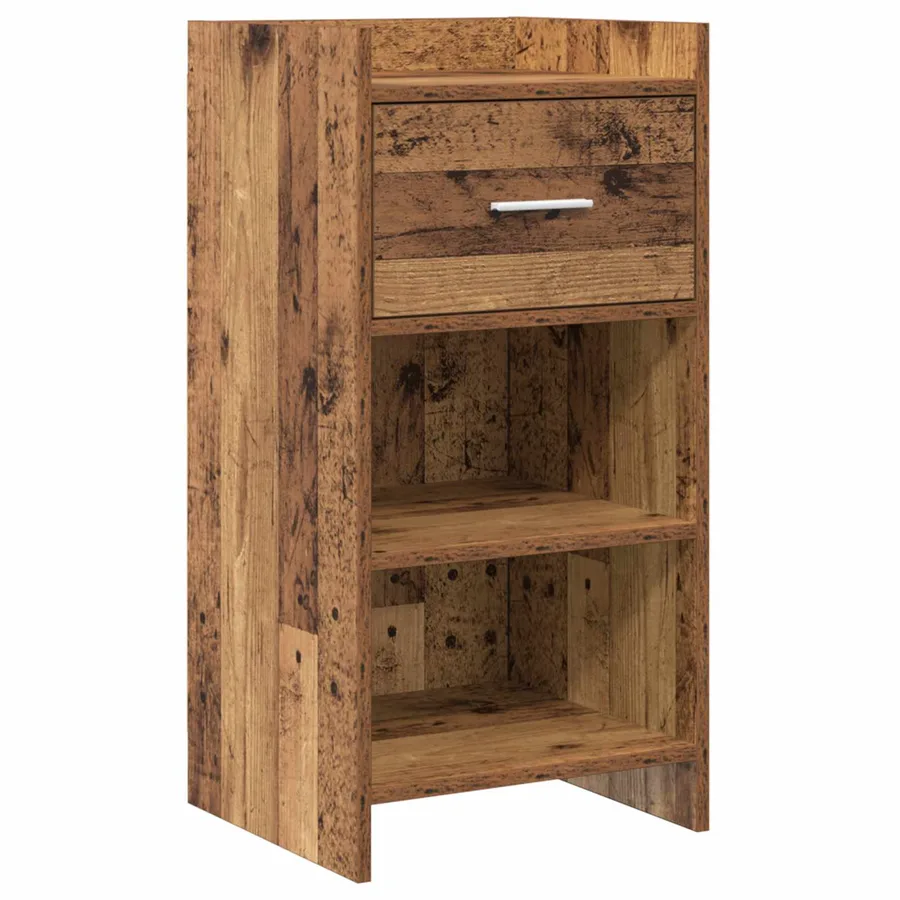 Buffet Bois ancien 40 x 36 x 80 cm Bois d'ingénierie - 2