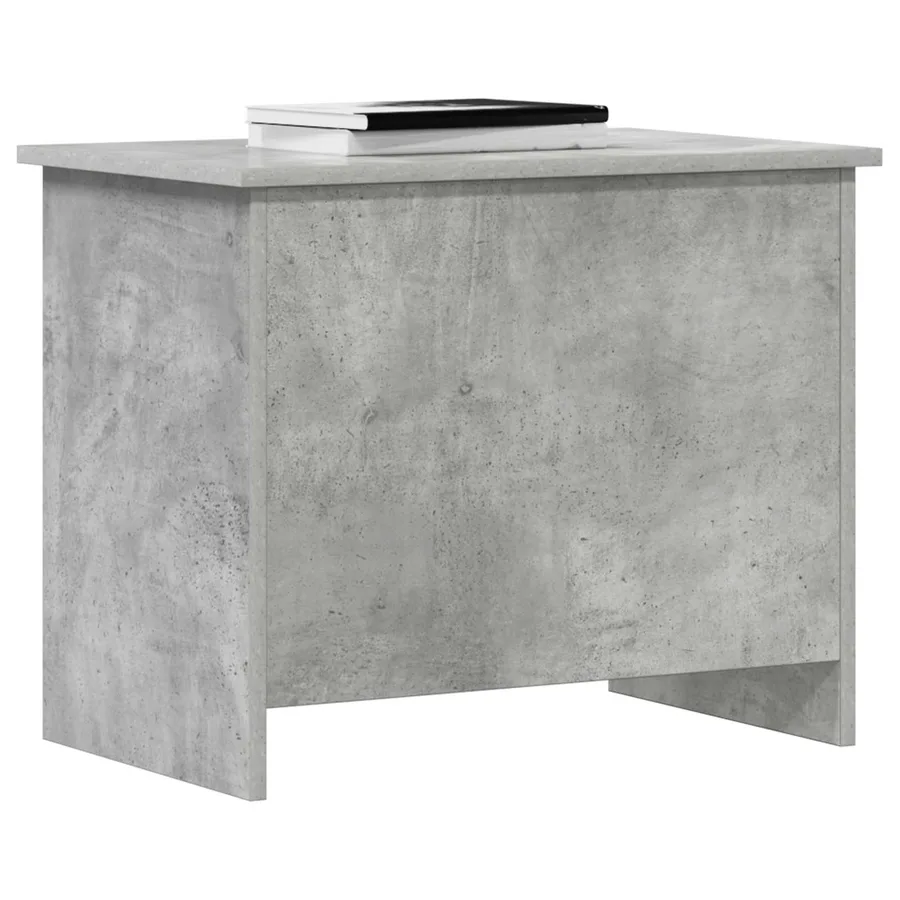 Coffre de rangement avec stockage Gris béton 60 x 40 x 50 cm - 3