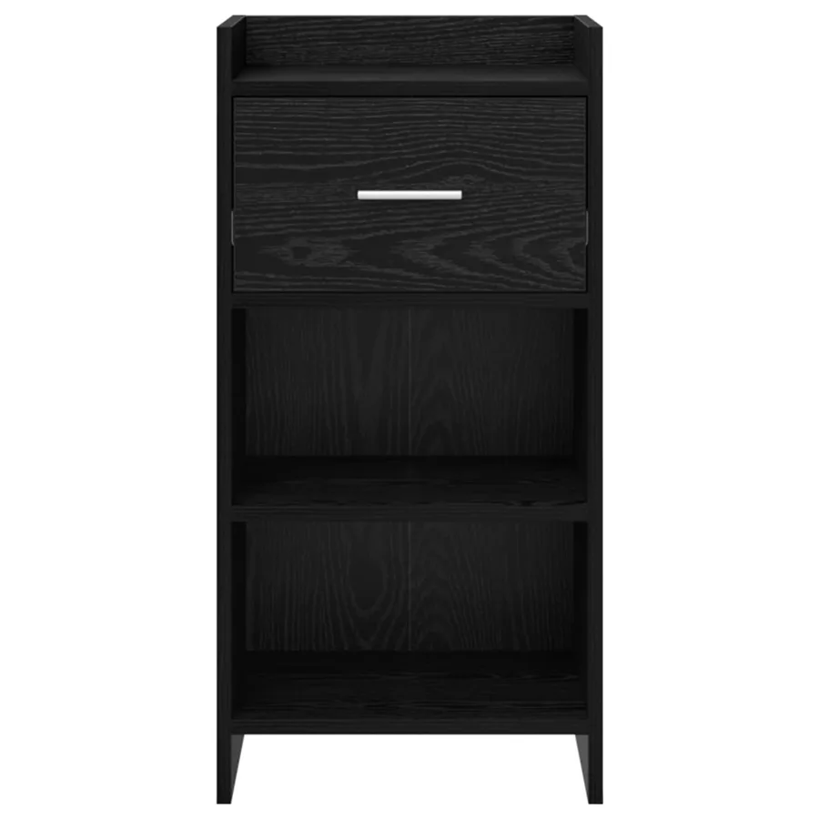 Buffet Chêne noir 40 x 36 x 80 cm Bois d'ingénierie - 4