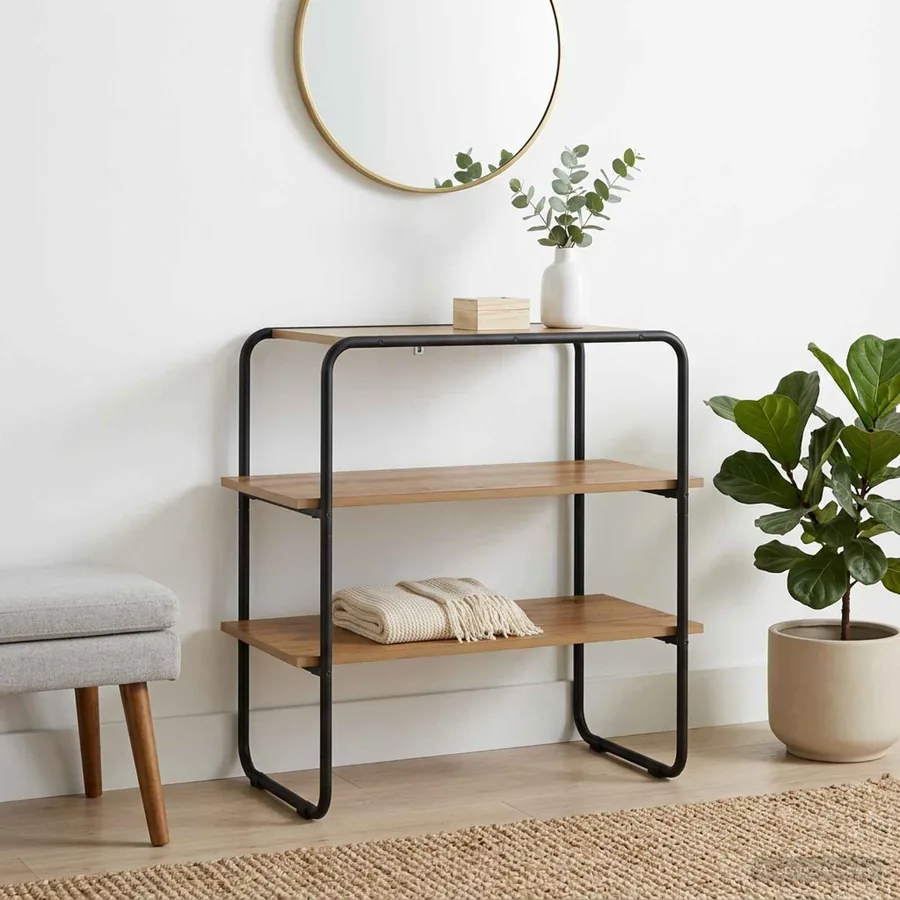 Table console Chêne artisanal 100 x 41 x 75 cm