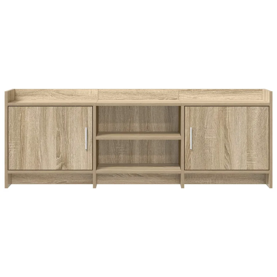 Meuble TV 130 x 33 x 47 cm Chêne Sonoma Bois d'ingénierie - 5