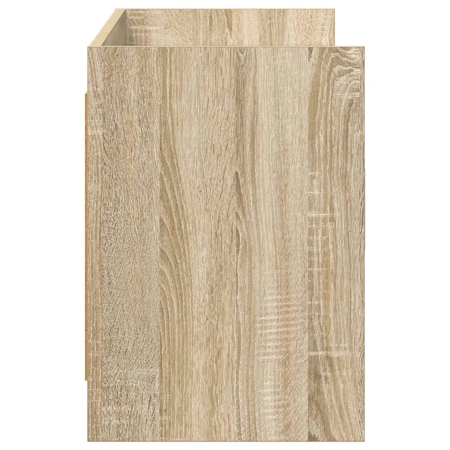 Meuble TV 130 x 33 x 47 cm Chêne Sonoma Bois d'ingénierie - 6