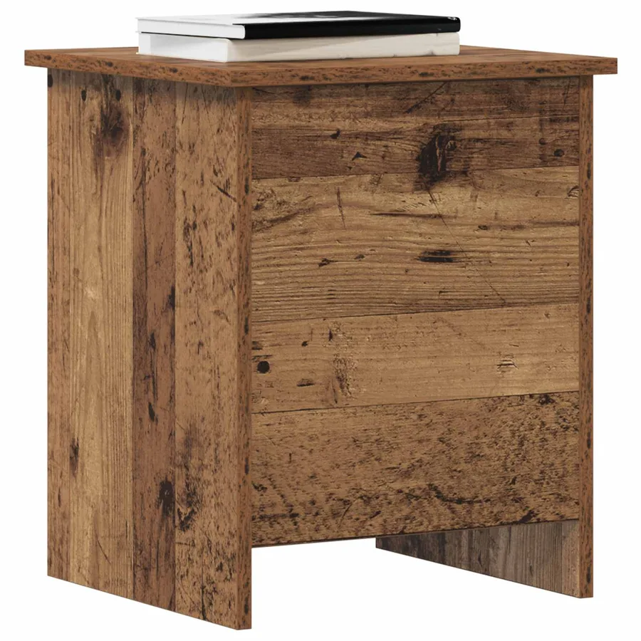 Coffre de rangement avec stockage Bois ancien 40 x 40 x 50 cm - 3