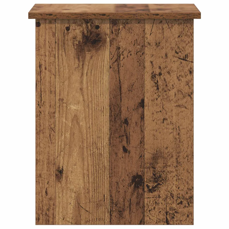 Coffre de rangement avec stockage Bois ancien 40 x 40 x 50 cm - 7