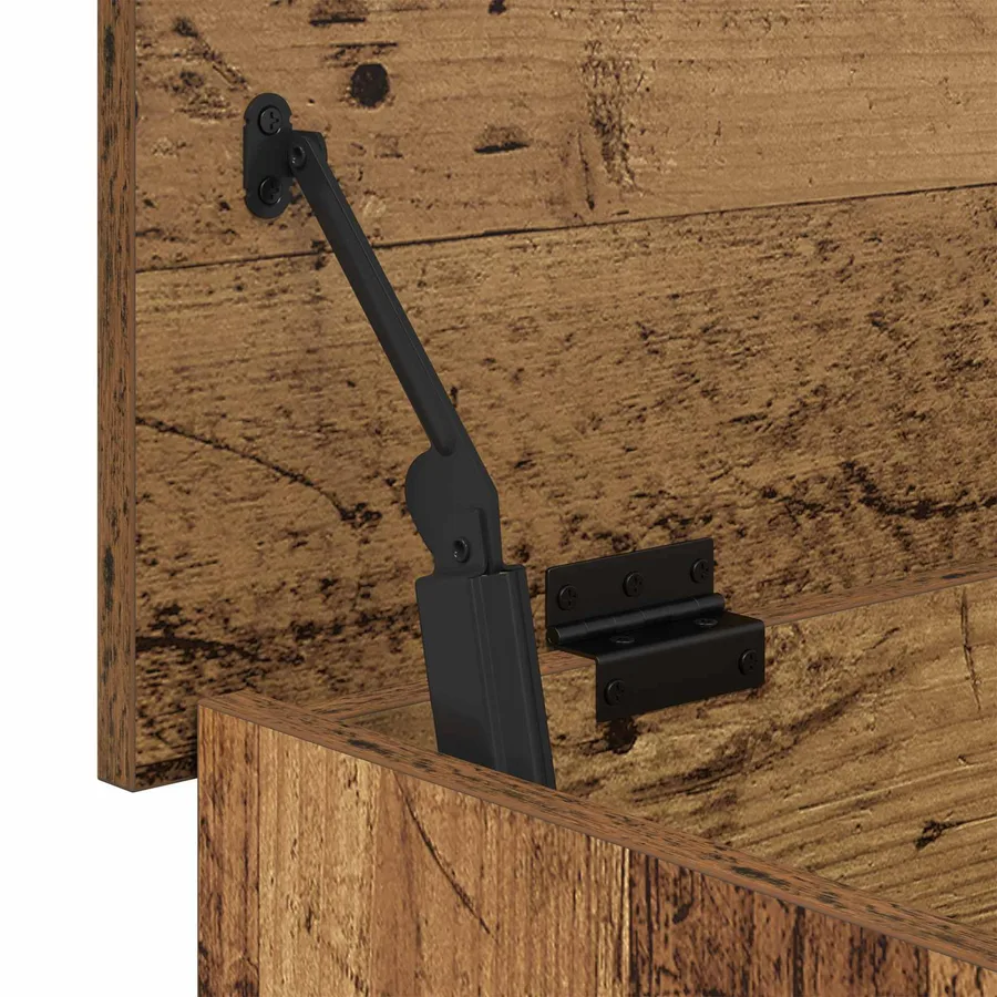 Coffre de rangement avec stockage Bois ancien 40 x 40 x 50 cm - 8