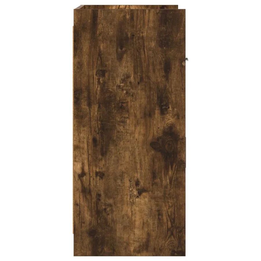 Buffet Chêne fumé 75 x 36 x 80 cm Bois d'ingénierie - 6